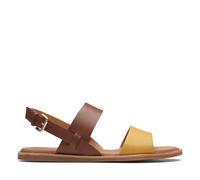 Clarks Women's Karsea Strap Sandal, Tan Combi, 7 UK