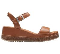 Clarks Women's Kassanda Lily Sandal, Tan Leather, 5 UK