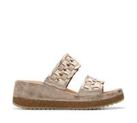 Clarks Women's Kassanda Mule Sandal, Metallic Combi, 8 UK