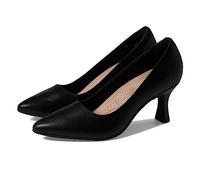 Clarks Women's Kataleyna Gem Pump, Black Leather, 5 UK
