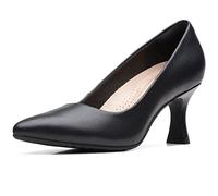 Clarks Women's Kataleyna Gem Shoes, Black (Black Leather), 8 UK