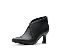 Clarks Women's Kataleyna Sol Pump, Black Leather, 6.5 UK Wide