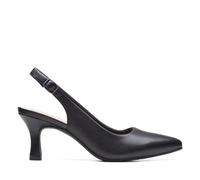 Clarks Womens Kataleyna Step Black Leather Shoes - Size UK 5