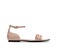 Clarks Women's Kediri Part Praline Flat Sandals in Beige | Size: 4/Standard Fit