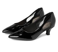 Clarks Women's Kepley Cora Pump, Black Patent Synthetic, 4.5 UK