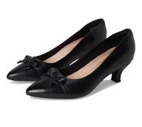 Clarks Women's Kepley Holly Pump, Black Leather, 2.5 UK