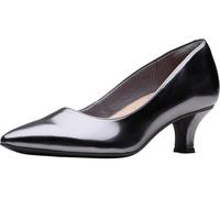 Clarks Women's Kepley Vine Pump, Dark Pewter Metallic, 5 UK