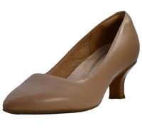 Clarks Women's Kepley Vine Pump, Warm Beige Leather, 3.5 UK