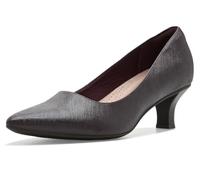 Clarks Women's Kepley VinePump | Slip-On Casual Court Shoe, Leather, Ultimate Comfort Footbed