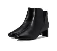 Clarks Women's Kyndall Faye Fashion Boot, Black Leather, 6.5