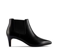 Clarks Women's Laina 55 Boot 2 Black Leather Ankle Boots | Size: 7/Standard Fit