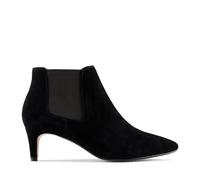 Clarks Women's Laina 55 Boot 2 Black Suede Ankle Boots | Size: 5/Standard Fit