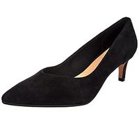 Clarks Women's Laina55 Court Closed Toe Pumps, Black Black Sde Black Sde, 4 UK