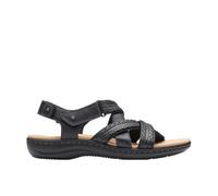Clarks Women's Laurieann Rena Flat Sandal, Black Combi, 6 UK