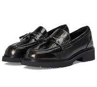 Clarks Women's Lauryl Tassel Loafer, Gun Metal, 8 Wide