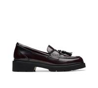 Clarks Women's Lauryl Tassel, Wine, 7 UK