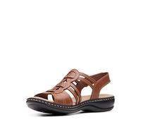 Clarks Women's Leisa Janna Sandal, Tan Leather, 6.5 UK