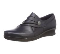 Clarks Womens Hope Roxanne Navy Slip Ons