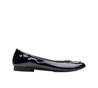 Clarks Women's Loreleigh Ave Ballet Flat, Black Patent Synthetic, 4 UK