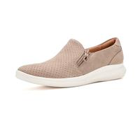 Clarks Womens Lynell Sky, Stone Nubuck, 7