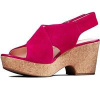 Clarks - Womens Maritsa Lara Shoes, 5 UK, Fuchsia Suede