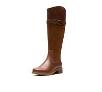 Clarks Women's Maye Carly Knee High Boot, Tan, 7 UK