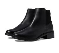 Clarks Women's Maye Palm Chelsea Boot, Black Leather, 6 UK