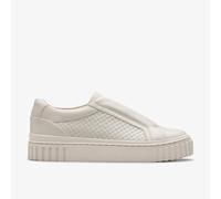 Clarks Women's Mayhill Bay Sneaker, Off White Lea, 6 UK