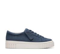 Clarks Women's Mayhill Walk Sneaker, Navy Nubuck, 7 UK