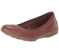 Clarks Women's Meadow Opal Ballet Flat, Tan Leather, 9.5 UK Wide