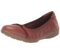Clarks - Womens Meadow Rae Shoes, Color Tan Leathe, Size: 6.5 UK