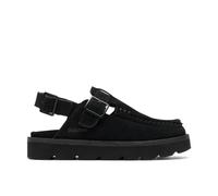 Clarks Womens Meare Easy Black Suede Sling Back