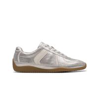 Clarks Women's Meridor Lo Metallic Combination Trainers, Lace Up in Metallics | Size: 5.5/Standard Fit