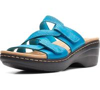 Clarks Women's Merliah Karli Heeled Sandal, Turquoise, 8.5 UK