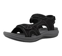 Clarks Women's Mira Bay Sandal, Black, 7.5 UK