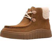 Clarks Women's Mykah Izzy Ankle Boot, Dark Tan Suede, 3 UK