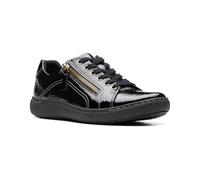 Clarks - Womens Nalle Lace Shoes, Color Black Pat, Size: 5.5 UK