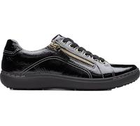 Clarks - Womens Nalle Lace Shoes, Color Black Pat, Size: 5.5 UK Wide