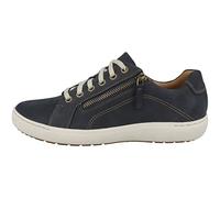 Clarks Women's Nalle Lace Sneaker, Navy Nubuck, 4 UK