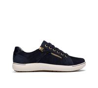 Clarks Women's Nalle Zen Navy Interest Trainers, Lace Up in Blue | Size: 7/Standard Fit