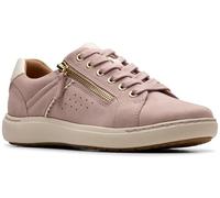 Clarks Women's Nalle Zen Sneaker, Light Pink Combi Nubuck, 10 Wide
