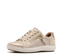 Clarks Women's Nalle Zen Sneaker, Metallic Leather, 5.5 UK