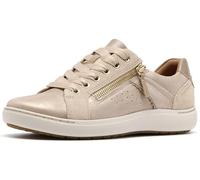 Clarks Women's Nalle Zen Sneaker, Metallic Leather, 8.5 UK