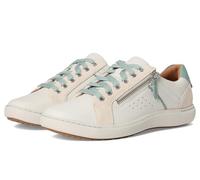 Clarks Women's Nalle Zen Sneaker, White Combi Leather, 8 Wide