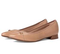 Clarks Women's Natalyn Dusk Ballet Flat, Beige Leather, 6.5 UK