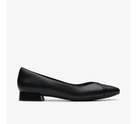 Clarks Womens Natalyn Wish Black Leather Shoes - Size UK 4.5
