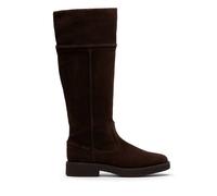Clarks Women's Nella Hi Dark Brown Suede Knee High Boots | Size: 5.5-Standard Fit Clarks Brown 5.5-Standard Fit