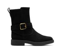 Clarks Women's Nella Mid Black Suede Mid Calf Boots | Size: 5.5-Standard Fit Clarks Black 5.5-Standard Fit