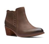 Clarks Women's Neva Lo Ankle Boot, Dark Tan L, 0 Women/0 Men