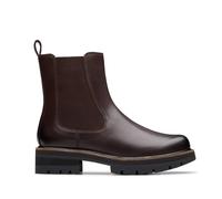 Clarks Women's Orianna Lane Brown Leather Chelsea Boots | Size: 7.5/Standard Fit